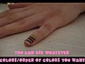Rihanna Colorblock Nails | BahVideo.com