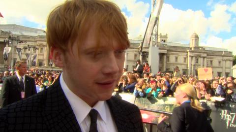 Interview Rupert Grint at Harry Potter and The Deathly Hallows pt 2 premiere | BahVideo.com