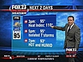 FOX23 Forecast Noon Update 7-16-2010 | BahVideo.com