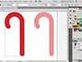 Adobe Illustrator CS5 Tutorial 29 Candy Cane | BahVideo.com