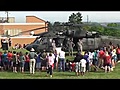 Blackhawk chopper lands at Eyer School for  | BahVideo.com