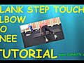 Tutorial - PLANK STEP TOUCH AND KNEE TO ELBOW - How To | BahVideo.com