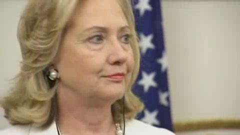 Clinton blasts Gaddafi | BahVideo.com