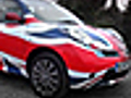 Patriotic Nissan Micra | BahVideo.com