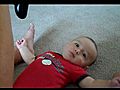 Cute baby doing sit-ups | BahVideo.com