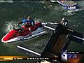 KTLA Gayle fly s over the Costal waters 8AM  | BahVideo.com