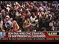 Ron Paul Supporters At CPAC Cheer At Straw  | BahVideo.com