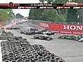 Andretti causes a crash | BahVideo.com