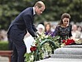 Duke and Duchess of Cambridge lay wreath in Ottawa | BahVideo.com