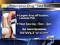 DEA hosting drug take back program | BahVideo.com