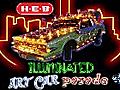 Illuminated Art Car Parade Segment 6 | BahVideo.com