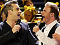 Robbie Williams relights fire with Take That | BahVideo.com