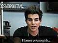 Adam Lambert Interviewed For Cosmo Russia | BahVideo.com