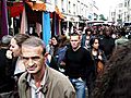 France 6 - Crowded Paris market | BahVideo.com