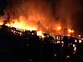 Raw Video Massive fire at Orlando-area hotel | BahVideo.com