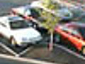 Truck Ploughs through car park | BahVideo.com