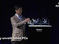 FLASH Sony unveils S1 S2 tablet PCs | BahVideo.com