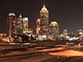 Atlanta Skyline nighttime time lapse | BahVideo.com