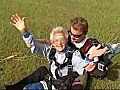 Florida woman sky dives for her 90th birthday | BahVideo.com