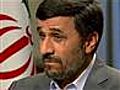 Ahmadinejad on Iran s nuclear ambitions | BahVideo.com