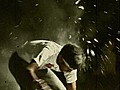 Guy Smashes Striplights On Head | BahVideo.com