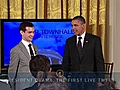 President Obama Tweets from the White House | BahVideo.com