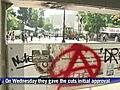 Athens clears up after Greece austerity riots | BahVideo.com