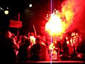 France 34 - World Cup celebration - Road flare fun | BahVideo.com