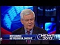 Newt Gingrich on his 2012 Run Part 1 FOX  | BahVideo.com
