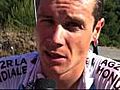 Nicolas Roche After Stage 8 of the 2010 Vuelta  | BahVideo.com
