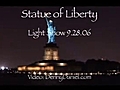 Statue Of Liberty Light Show | BahVideo.com