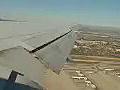Royalty Free Stock Video HD Footage Take off From LAX Airport and In-flight Footage | BahVideo.com