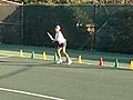 How to an Inside Singles Tennis Drill | BahVideo.com