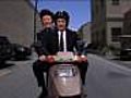 Tom Hanks And Conan Take Tom’s Scooter For A Spin | BahVideo.com