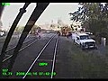 Tren geliyor buldozere vuruyor  | BahVideo.com