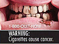 People smile grimace at new cigarette labels | BahVideo.com
