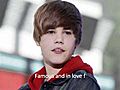 Justin bieber love story-famous and in  | BahVideo.com