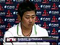 Daisuke Matzusaka postgame interview vs Tampa Bay | BahVideo.com