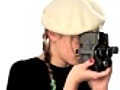 Girl filming using old camera  | BahVideo.com