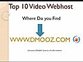 Top 10 video webhost | BahVideo.com