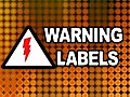 Warning Labels | BahVideo.com