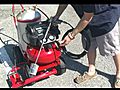 Trueline Paint Striper Electric Air Compressor For Parking Lot Striping Striping Equipment | BahVideo.com