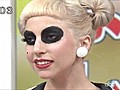 Lady Gaga Shows Off the Panda Look | BahVideo.com