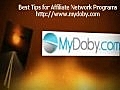 Best Tips for Affiliate Network Programs | BahVideo.com