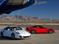 2011 Corvette ZR1 vs 2011 911 Turbo Comparison  | BahVideo.com