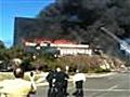 Raw Video Towering Flames After Plane Hits IRS | BahVideo.com