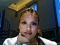Jessica Alba on webcam | BahVideo.com