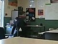 Desk leap fail | BahVideo.com