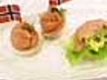Smoked Salmon Sandwiches Kransekake | BahVideo.com