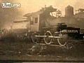 Lokomotifler kafa kafaya arp yor 1913  | BahVideo.com